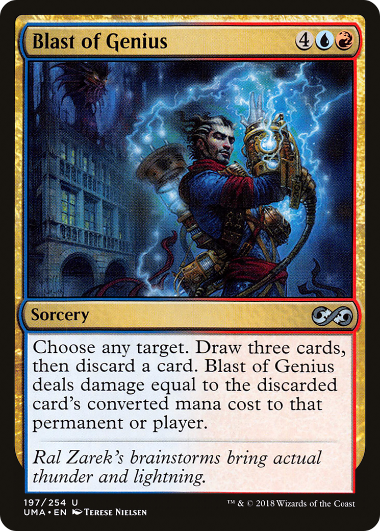 Blast of Genius (UMA-197) [Ultimate Masters] Foil MTG Single Wizards of the Coast