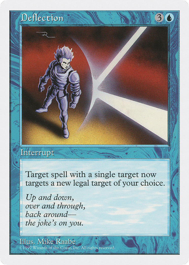 Deflection (5ED-081) [Fifth Edition] MTG Single Wizards of the Coast