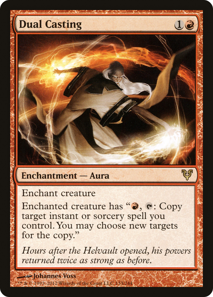 Dual Casting (AVR-133) [Avacyn Restored] Foil MTG Single Wizards of the Coast