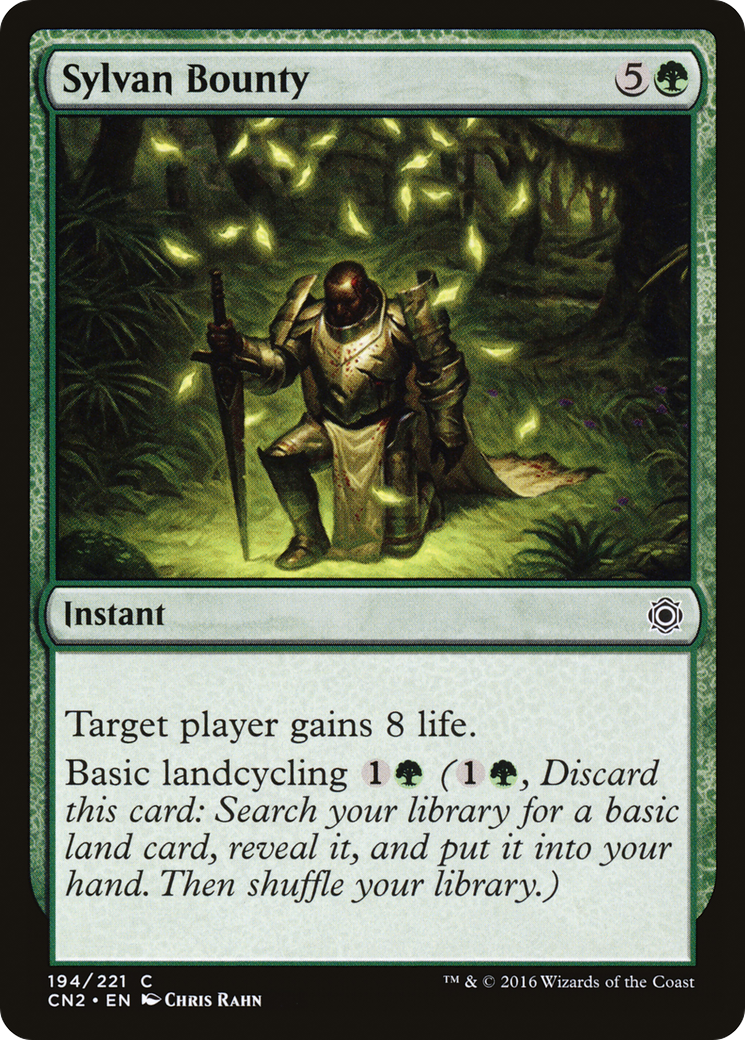 Sylvan Bounty (CN2-194) [Conspiracy: Take the Crown] MTG Single Wizards of the Coast