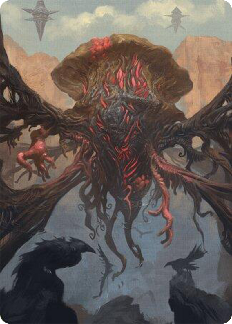 Inversion Behemoth Art Card [Art Series] Modern Horizons 3 MTG Single Magic: The Gathering