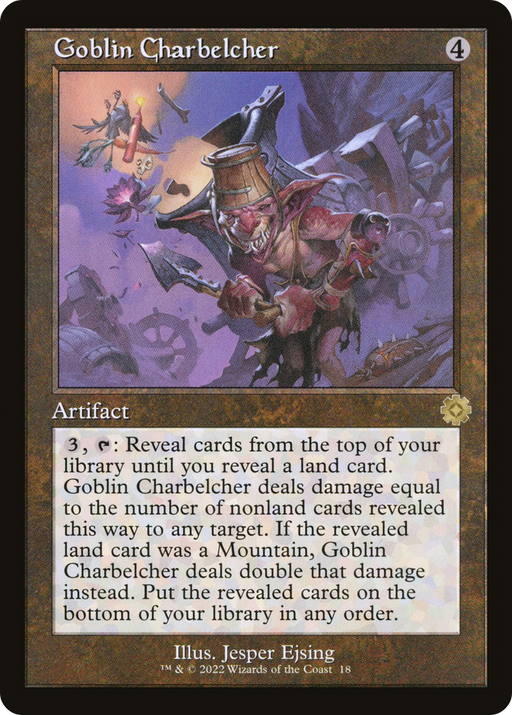 Goblin Charbelcher (BRR-018) [The Brothers' War Retro Artifacts] MTG Single Wizards of the Coast