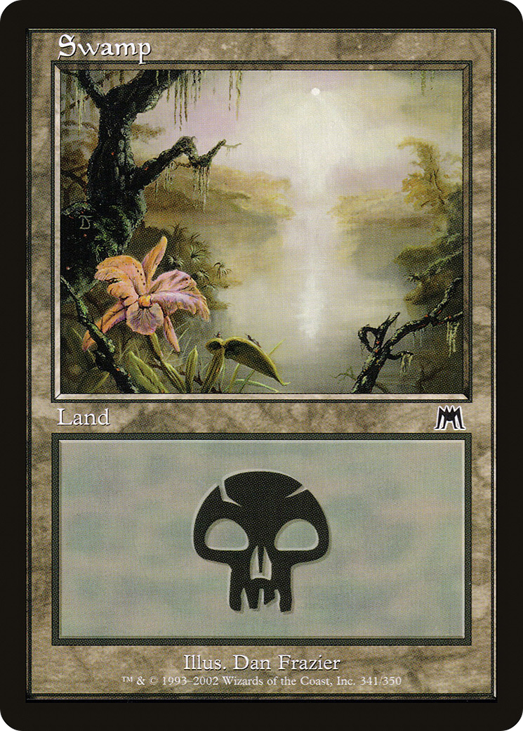 Swamp (341) (ONS-341) [Onslaught] Foil MTG Single Wizards of the Coast