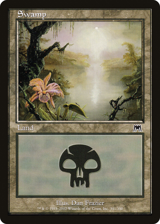 Swamp (341) (ONS-341) [Onslaught] MTG Single Wizards of the Coast