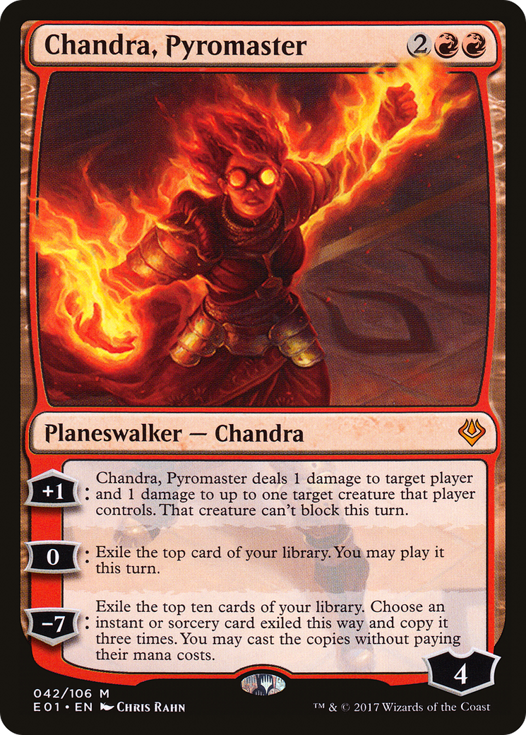 Chandra, Pyromaster (AC2-042) [Misc] Archenemy: Nicol Bolas MTG Single Wizards of the Coast