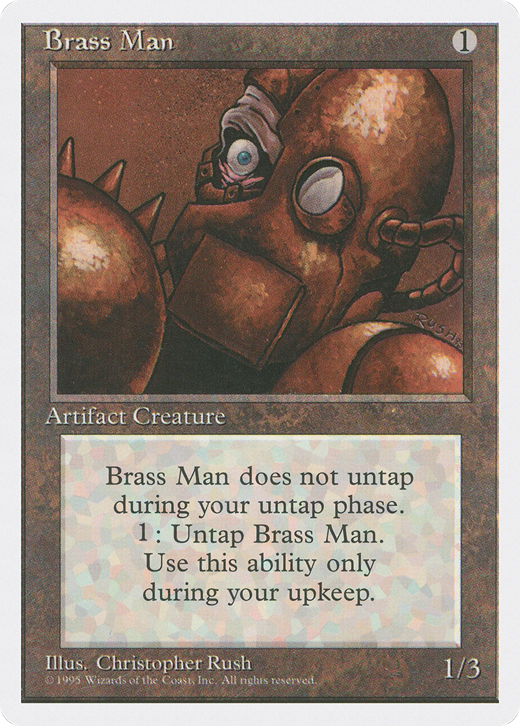 Brass Man (4ED-302) [Fourth Edition] MTG Single Wizards of the Coast
