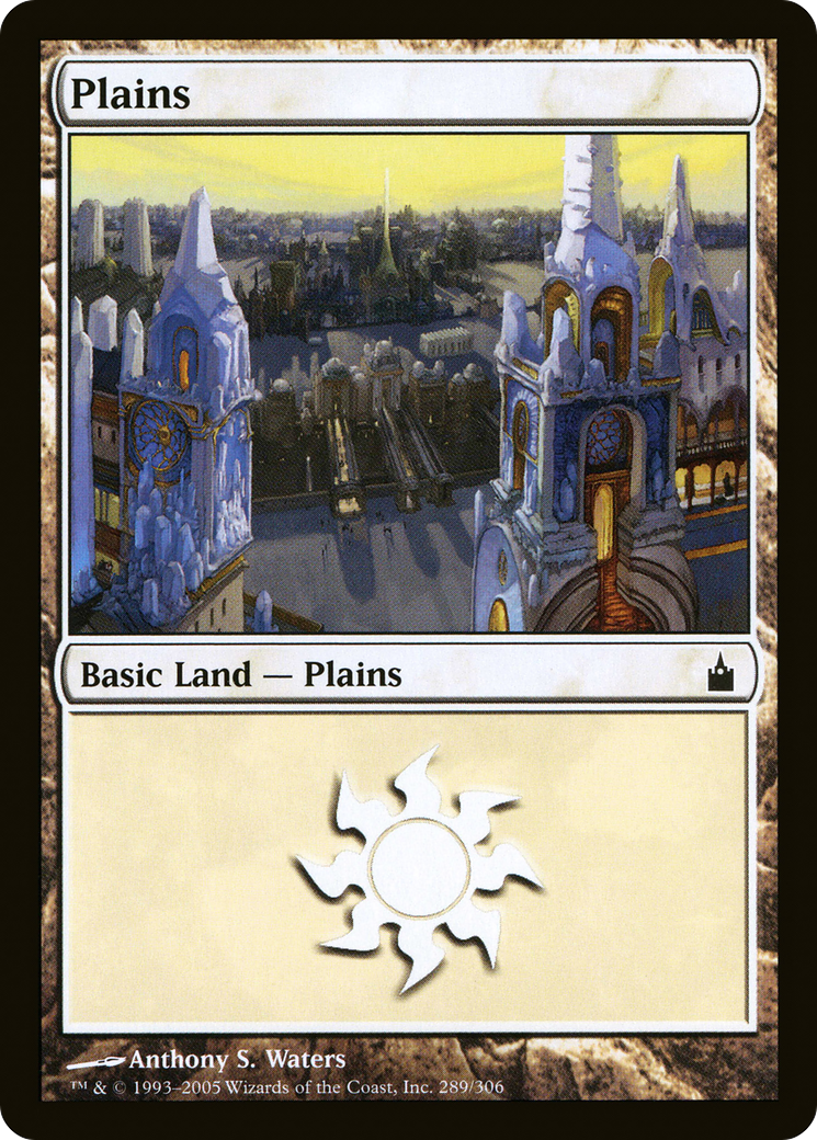 Plains (RAV-289) [Ravnica: City of Guilds] Foil MTG Single Wizards of the Coast