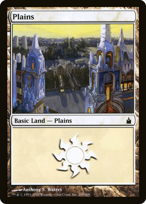 Plains (RAV-289) [Ravnica: City of Guilds] MTG Single Wizards of the Coast
