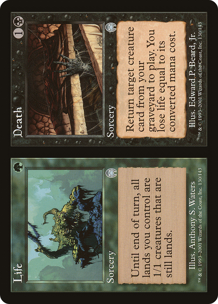 Life // Death (APC-130) [Apocalypse] Foil MTG Single Wizards of the Coast