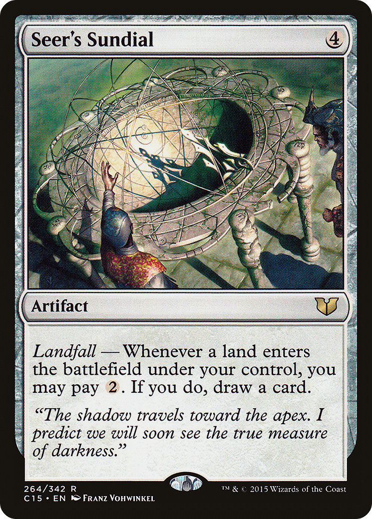 Seer's Sundial (C15-264) [Commander 2015] MTG Single Wizards of the Coast