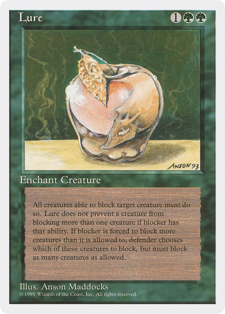 Lure (4ED-262) [Fourth Edition] MTG Single Wizards of the Coast