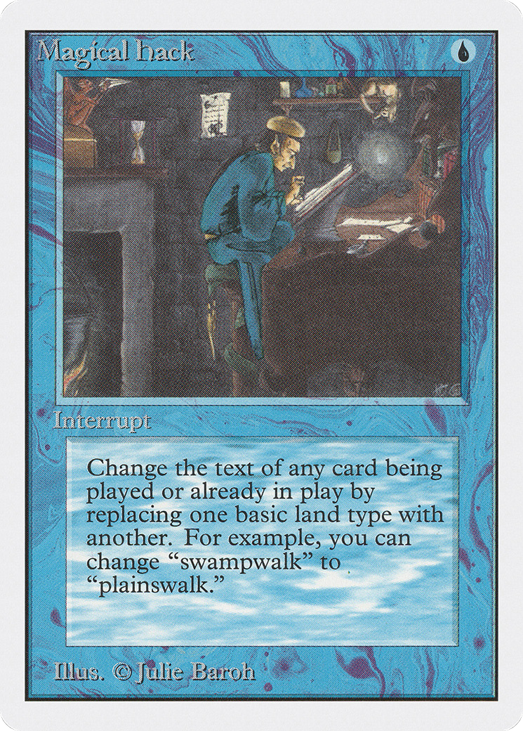 Magical Hack (2ED-064) [Oldschool] Unlimited Edition MTG Single Wizards of the Coast