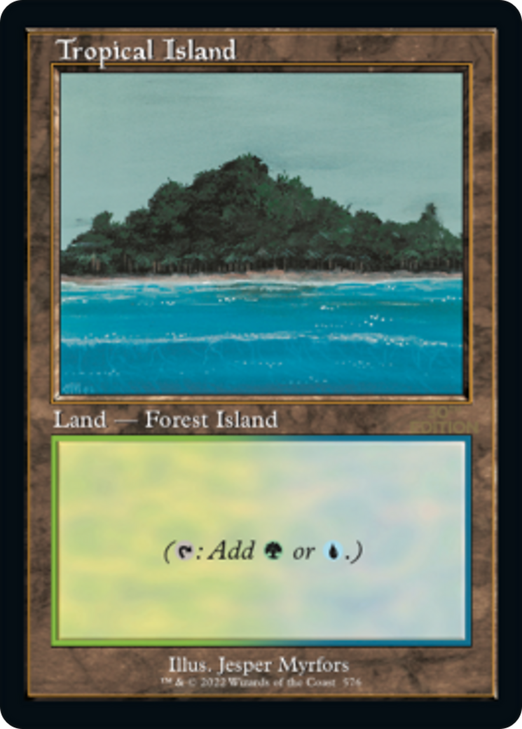 Tropical Island (30A-576) [30th Anniversary Edition] MTG Single Wizards of the Coast