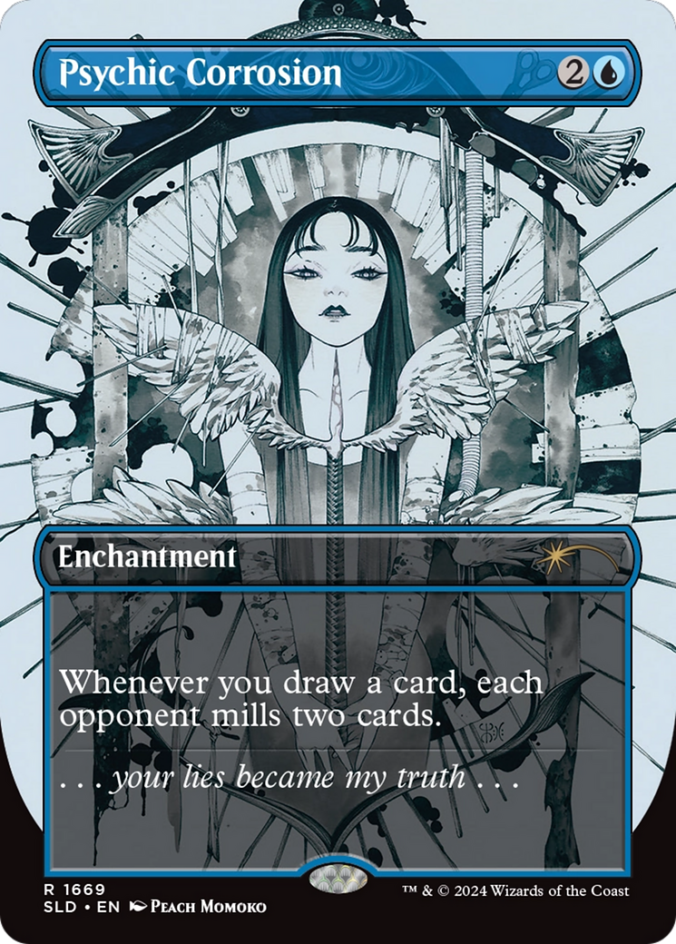 Psychic Corrosion (SLD-1669) [Secret Lair] Drop (Borderless) MTG Single Wizards of the Coast