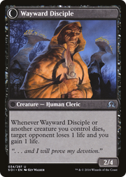 Pious Evangel // Wayward Disciple (SOI-034) [Shadows over Innistrad] Foil MTG Single Wizards of the Coast