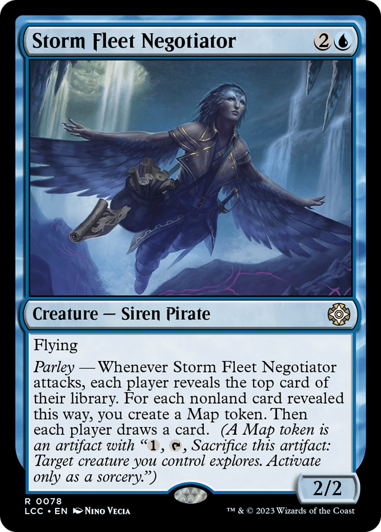 Storm Fleet Negotiator (LCC-078) [The Lost Caverns of Ixalan Commander] MTG Single Wizards of the Coast