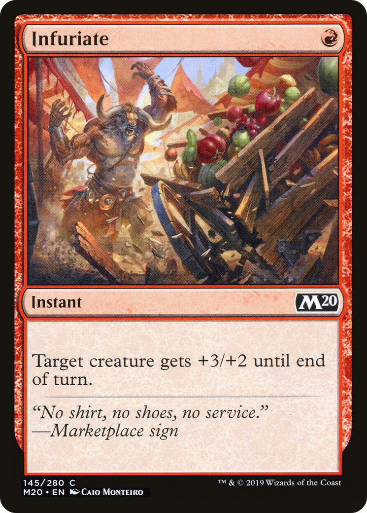 Infuriate (M20-145) [Core Set 2020] Foil MTG Single Wizards of the Coast