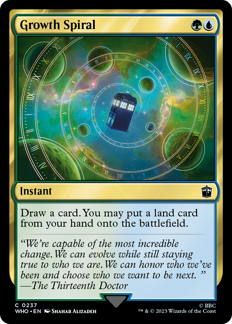 Growth Spiral (WHO-237) [Doctor Who] MTG Single Wizards of the Coast