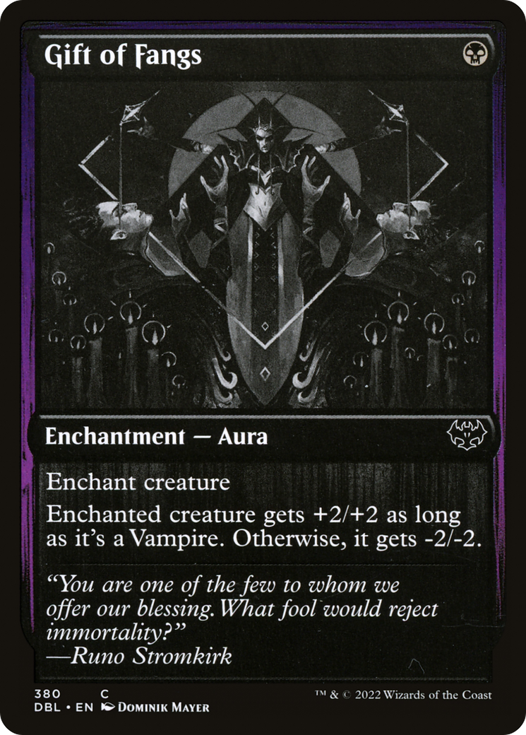 Gift of Fangs (DBL-380) [Innistrad: Double Feature] MTG Single Wizards of the Coast