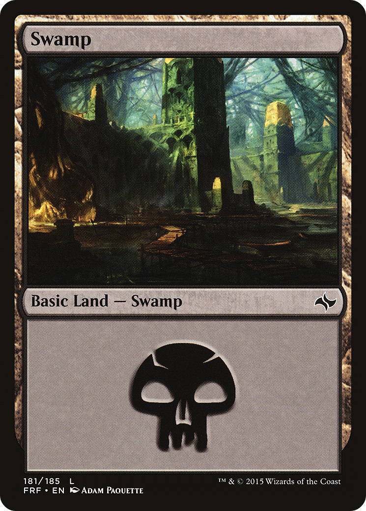 Swamp (FRF-181) [Fate Reforged] Foil MTG Single Wizards of the Coast