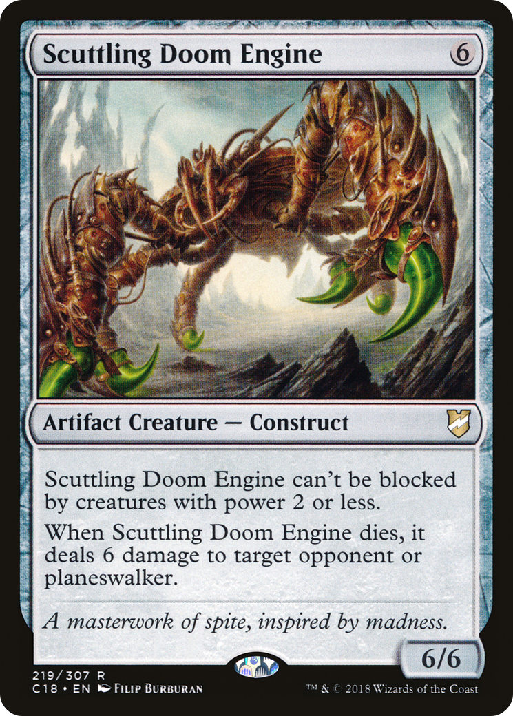 Scuttling Doom Engine (C18-219) [Commander 2018] MTG Single Wizards of the Coast