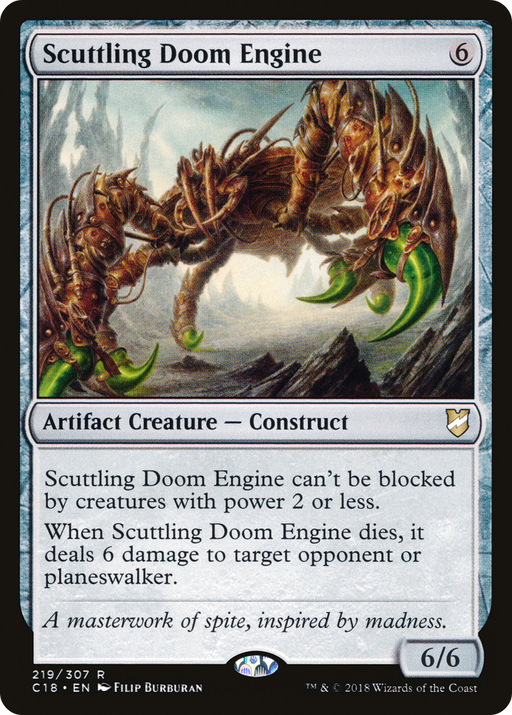 Scuttling Doom Engine (C18-219) [Commander 2018] MTG Single Wizards of the Coast