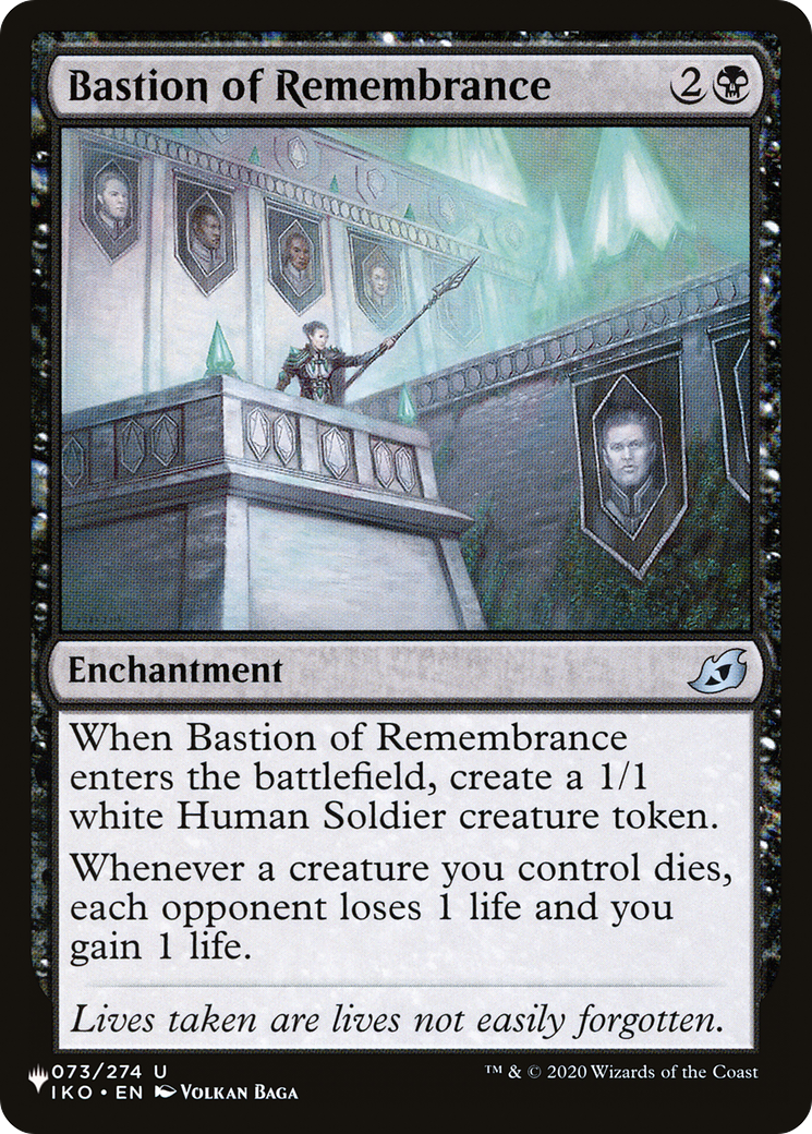 Bastion of Remembrance (LIST-IKO-73) [Mystery Booster] The List MTG Single Wizards of the Coast