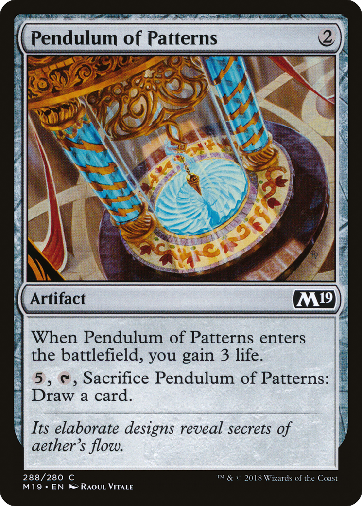 Pendulum of Patterns (M19-288) [Core Set 2019] MTG Single Wizards of the Coast