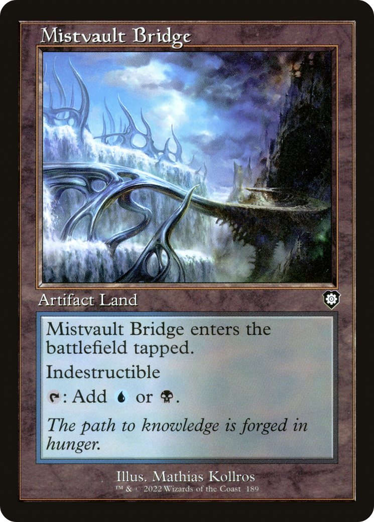 Mistvault Bridge (BRC-189) [The Brothers' War Commander] MTG Single Wizards of the Coast