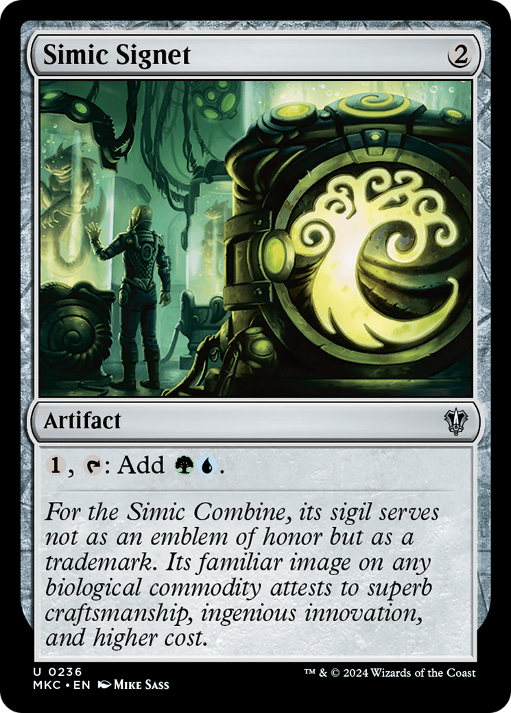 Simic Signet (MKC-236) [Murders at Karlov Manor Commander] MTG Single Wizards of the Coast