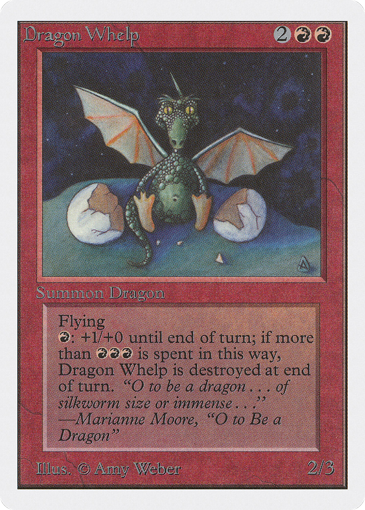 Dragon Whelp (2ED-) [Oldschool] Unlimited Edition MTG Single Wizards of the Coast