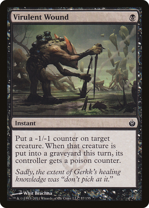 Virulent Wound (MBS-057) [Mirrodin Besieged] Foil MTG Single Wizards of the Coast