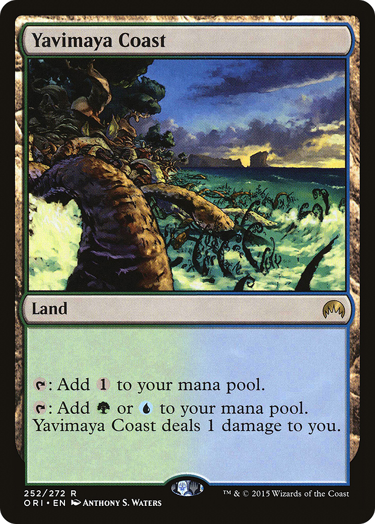 Yavimaya Coast (ORI-252) [Magic Origins] Foil MTG Single Wizards of the Coast