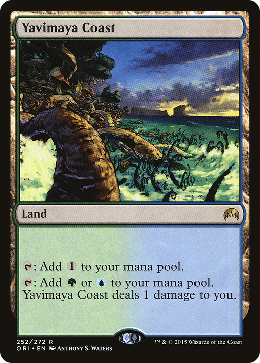 Yavimaya Coast (ORI-252) [Magic Origins] Foil MTG Single Wizards of the Coast