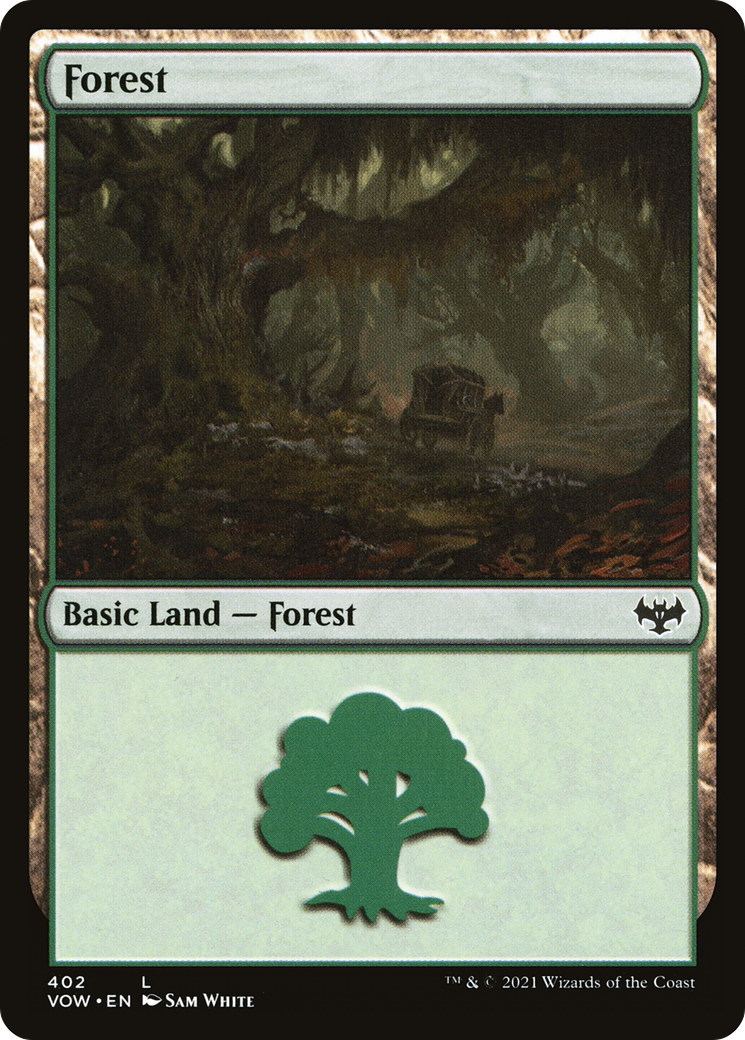 Forest (402) (VOW-402) [Innistrad: Crimson Vow] MTG Single Wizards of the Coast