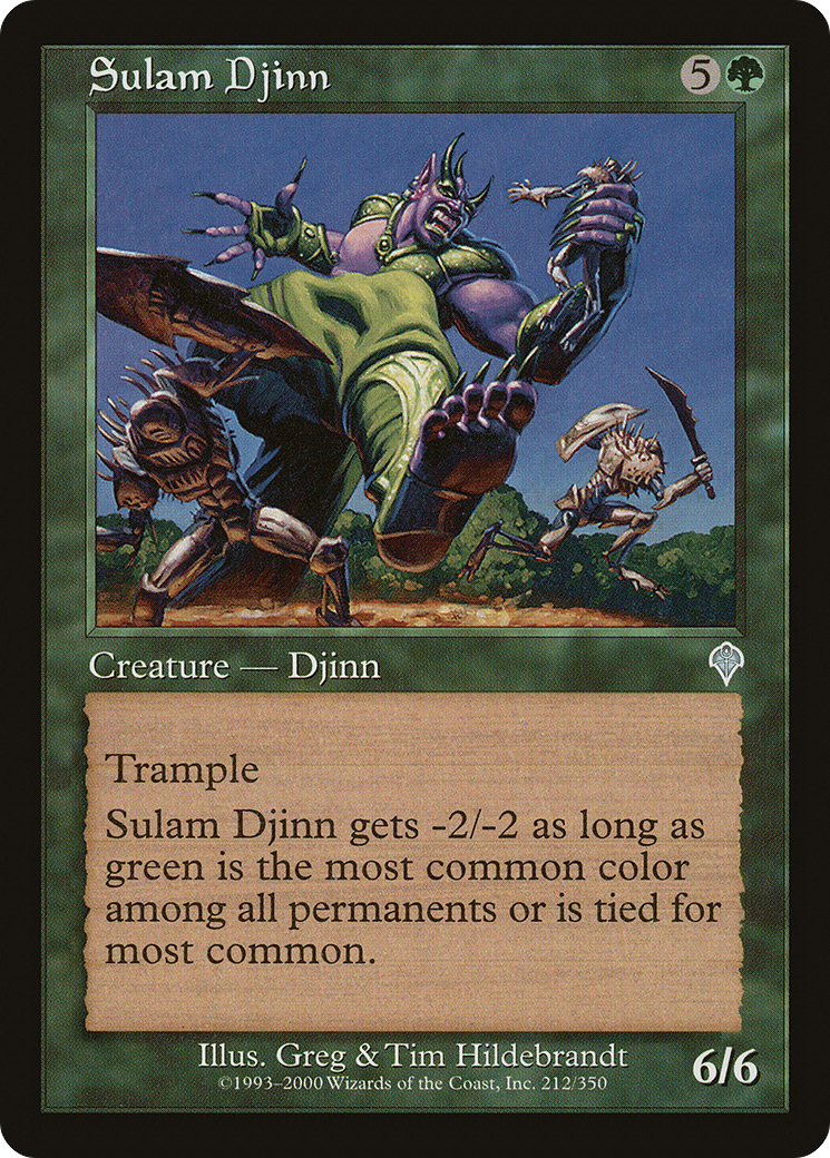 Sulam Djinn (INV-212) [Invasion] MTG Single Wizards of the Coast