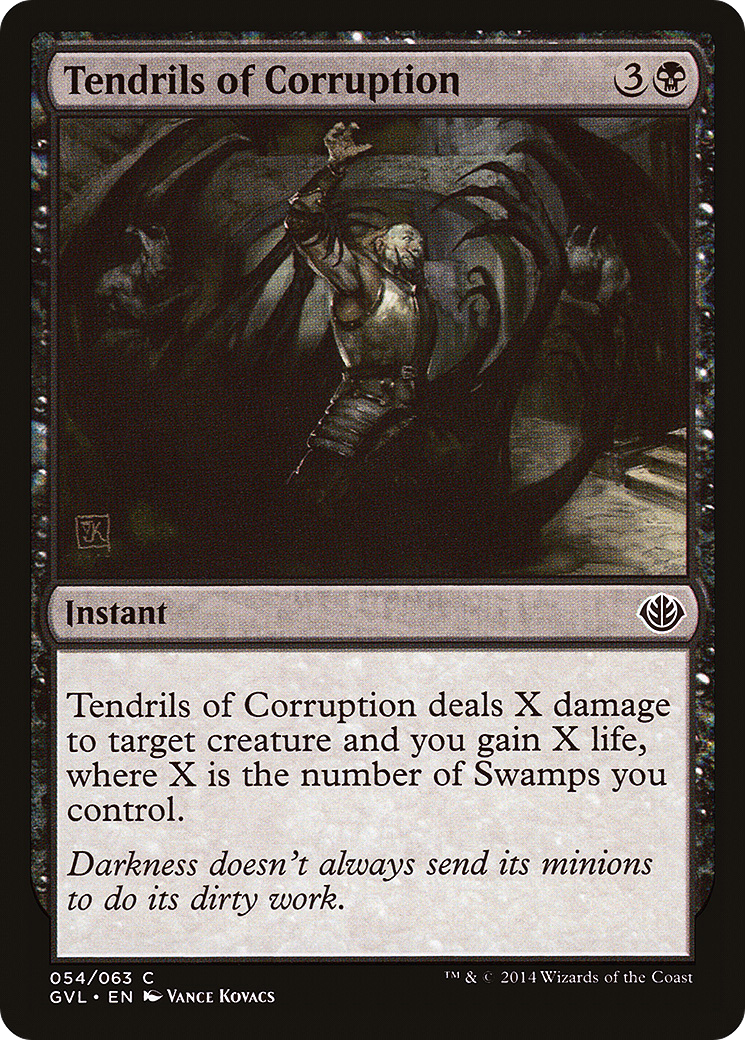 Tendrils of Corruption (DD3-) [Misc] Duel Decks Anthology: Garruk vs. Liliana MTG Single Wizards of the Coast