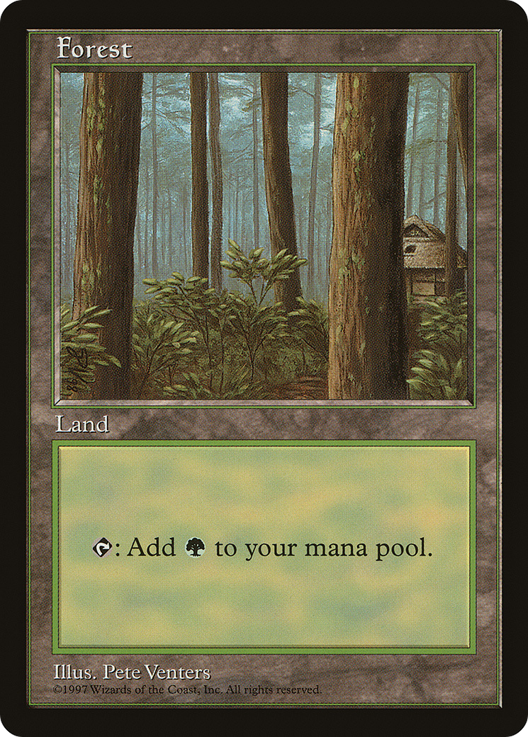 Forest - Red Pack (Venters) (APAC-) [Misc] Asia Pacific Land Program MTG Single Wizards of the Coast