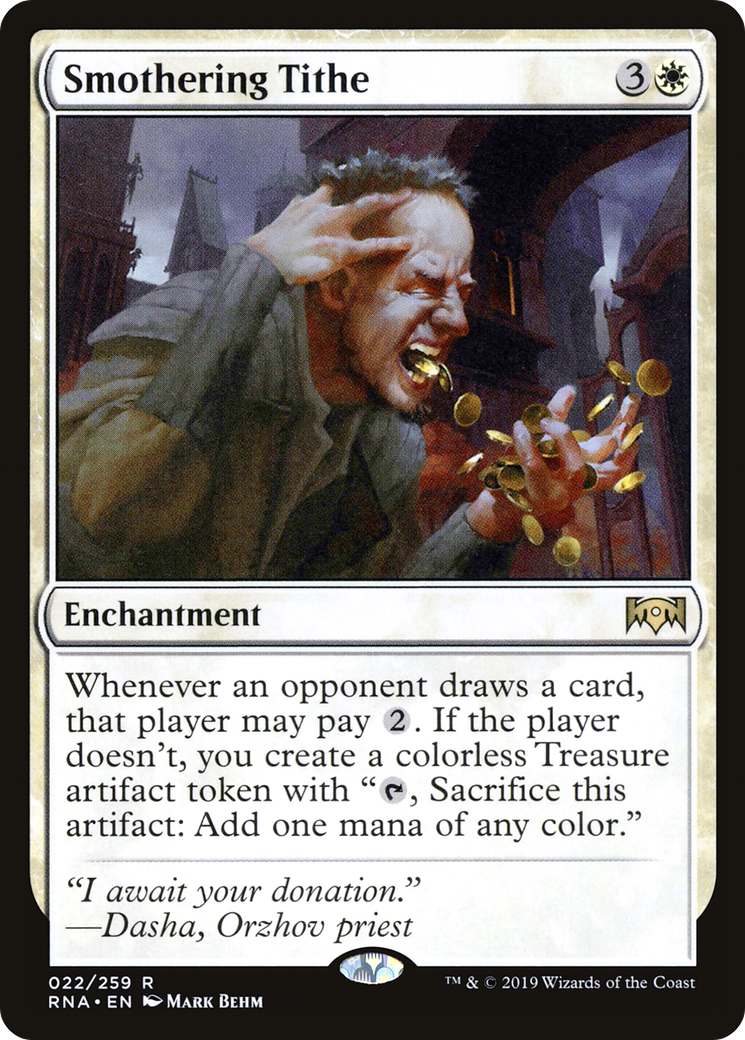 Smothering Tithe (RNA-022) [Ravnica Allegiance] MTG Single Wizards of the Coast