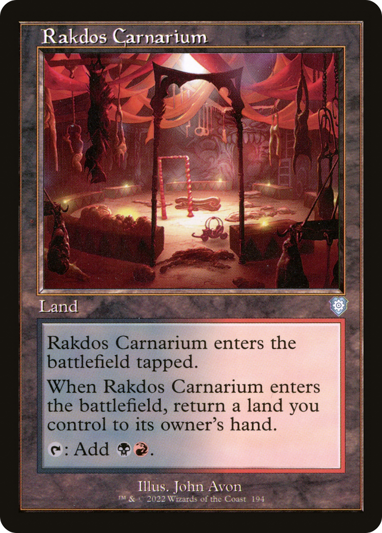 Rakdos Carnarium (BRC-194) [The Brothers' War Commander] MTG Single Wizards of the Coast