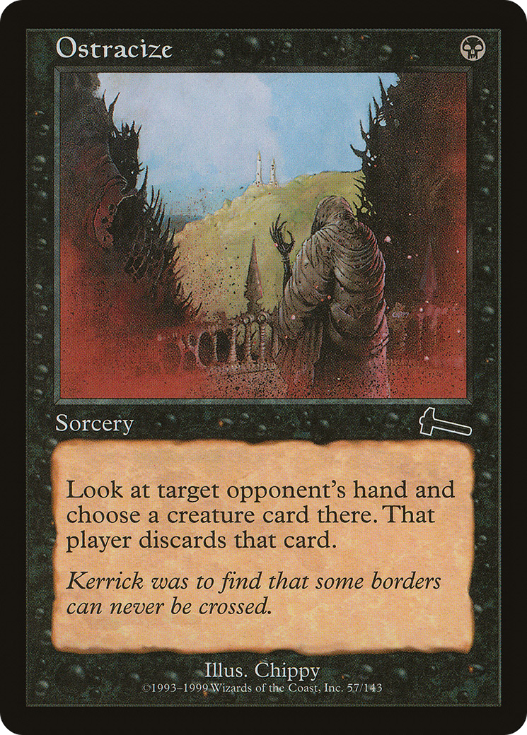 Ostracize (ULG-057) [Urza's Legacy] MTG Single Wizards of the Coast