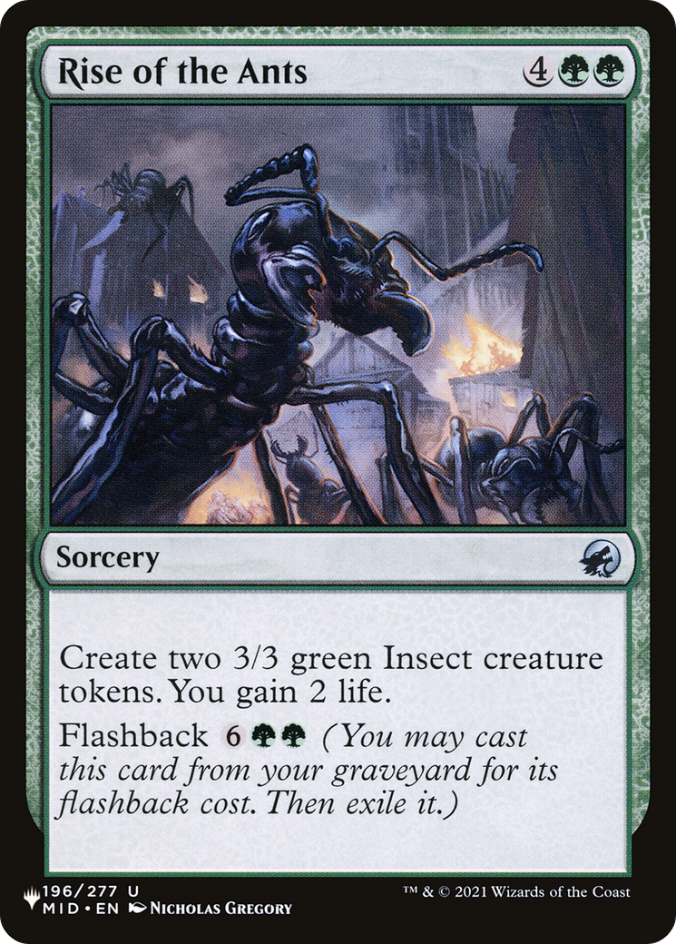 Rise of the Ants (LIST-MID-196) [Mystery Booster] The List MTG Single Wizards of the Coast