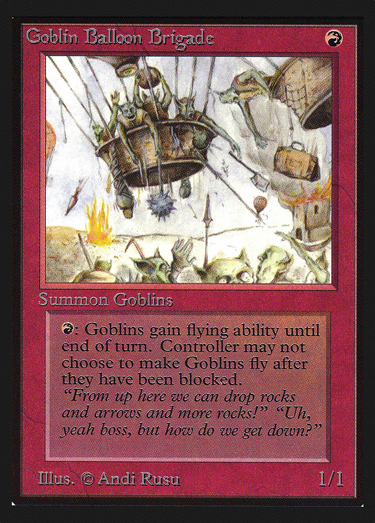 Goblin Balloon Brigade (CE) (CED-) [Collectors' Edition] MTG Single Wizards of the Coast