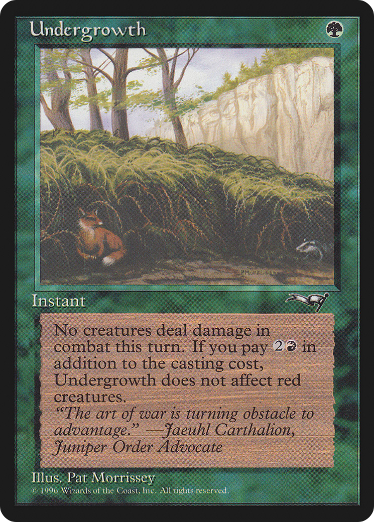 Undergrowth (ALL-102B) [Alliances] MTG Single Wizards of the Coast