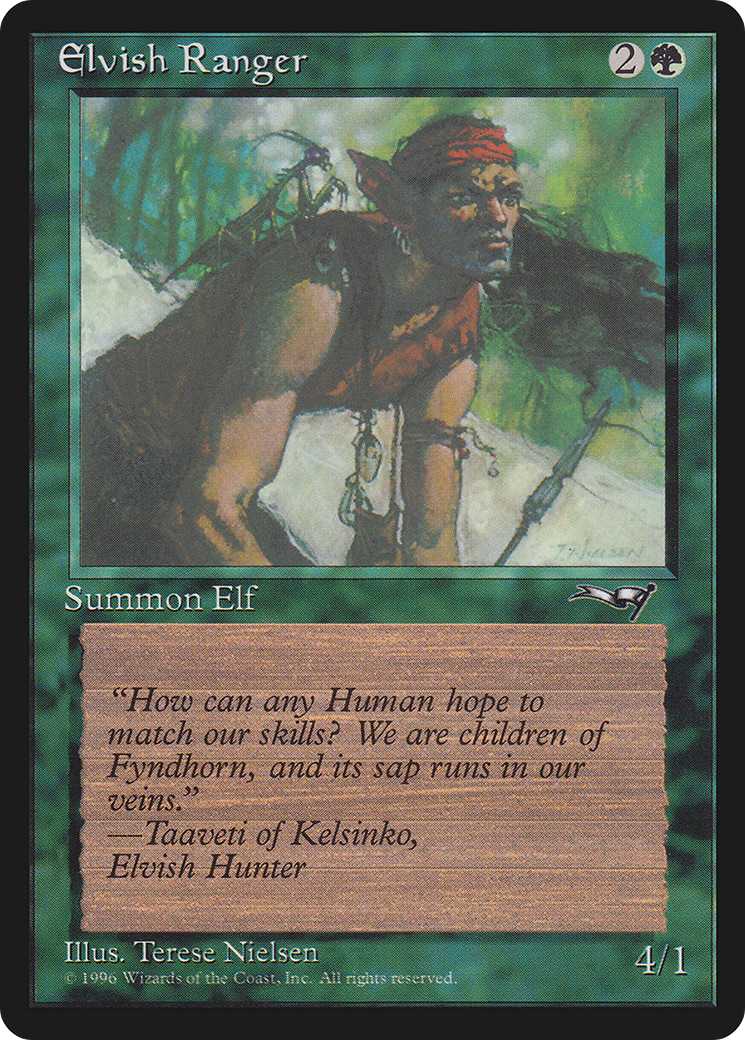 Elvish Ranger (ALL-88B) [Alliances] MTG Single Wizards of the Coast