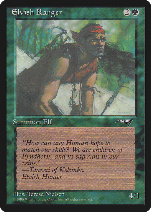 Elvish Ranger (ALL-88B) [Alliances] MTG Single Wizards of the Coast