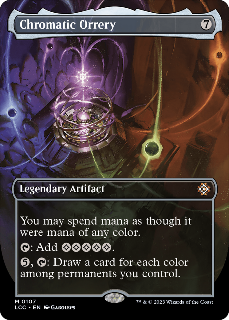 Chromatic Orrery (LCC-107) [The Lost Caverns of Ixalan Commander] (Borderless) MTG Single Wizards of the Coast