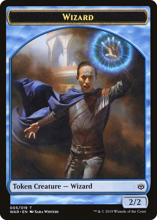 Wizard Token (WAR-005) [Tokens] War of the Spark Tokens MTG Single Wizards of the Coast