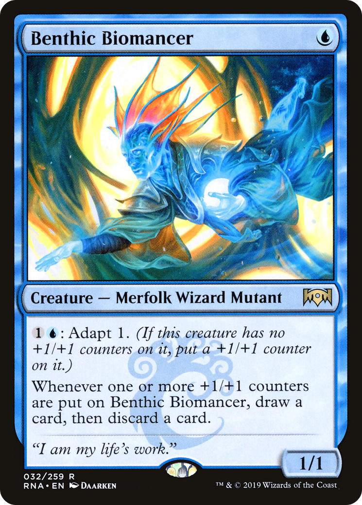 Benthic Biomancer (RNA-032) [Ravnica Allegiance] Foil MTG Single Wizards of the Coast
