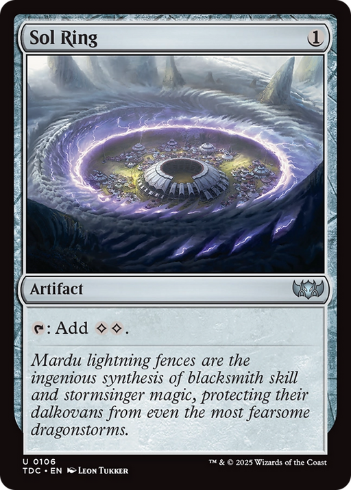 Sol Ring (TDC-106) [Commander: Tarkir: Dragonstorm] MTG Single Wizards of the Coast